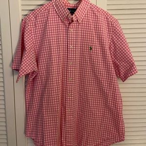 Pink Polo Ralph Lauren short sleeve button down
